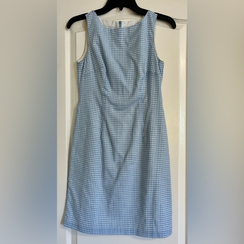 Vintage Petite Sophisticate Gingham Dress Size 2